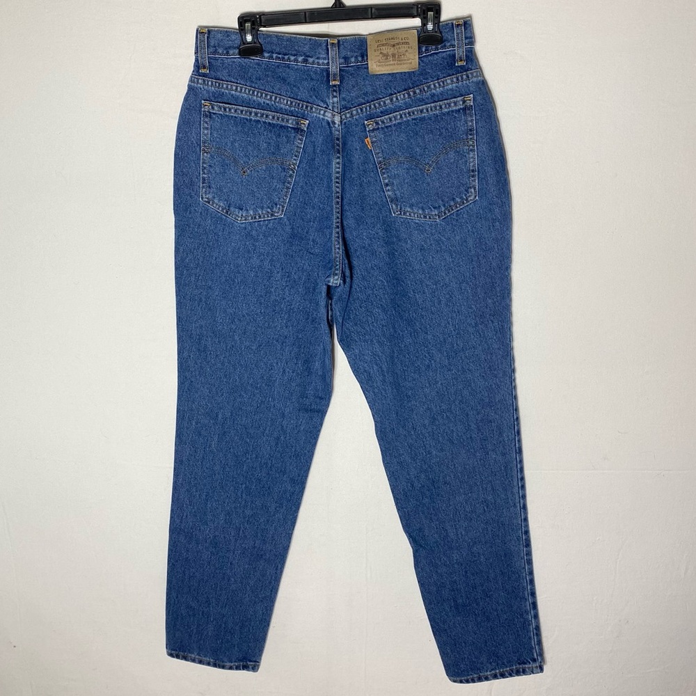 Vintage Levi’s Orange Tab 596 Med Wash High Rise Straight Leg 32 Canada